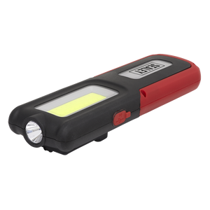 Sealey LED318R Rechargeable Inspection Light with Power Bank 5W COB & 3W SMD LED - Red - additional view 9