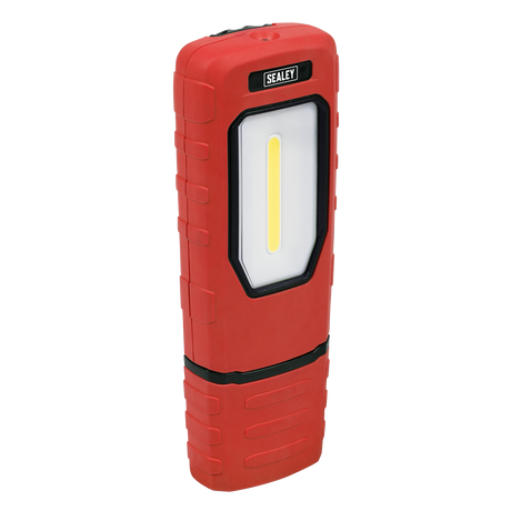 Sealey LED3601R Rechargeable 360° Inspection Light 5W COB & 1W SMD LED - Red