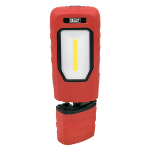 Sealey LED3601R Rechargeable 360° Inspection Light 5W COB & 1W SMD LED - Red - additional view 2