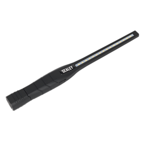 Sealey LED3604 Rechargeable 360° Slim Inspection Light 8W & 1W SMD LED - Black