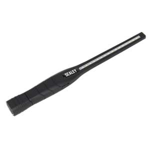 Sealey LED3604 Rechargeable 360° Slim Inspection Light 8W & 1W SMD LED - Black