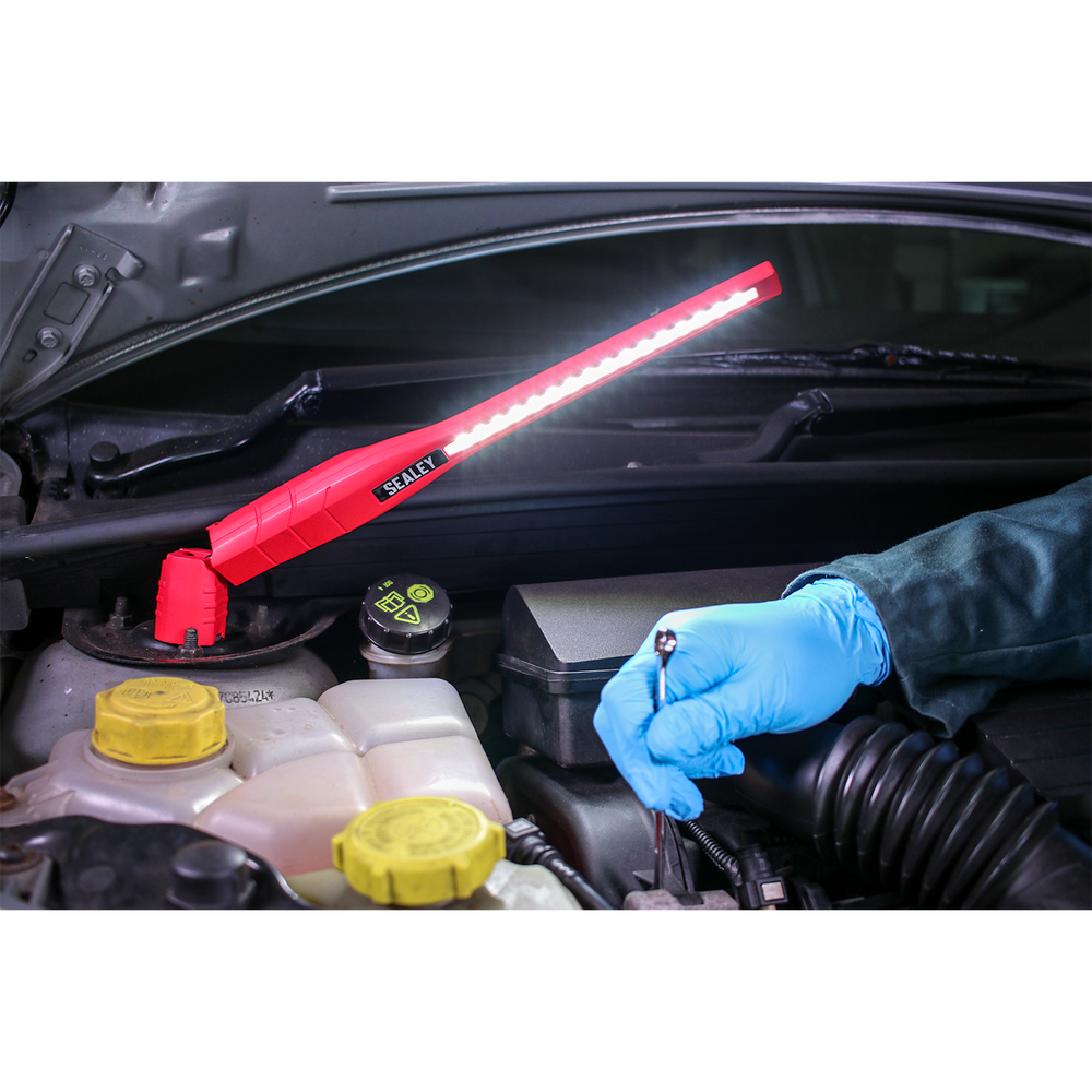 Sealey LED3604R Rechargeable 360° Slim Inspection Light 8W & 1W SMD LED - Red - additional view 11