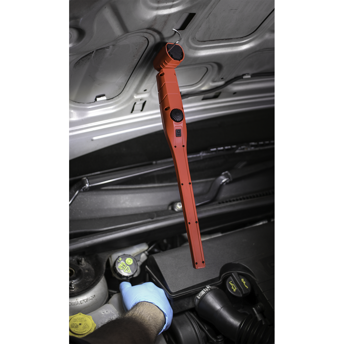 Sealey LED3604R Rechargeable 360° Slim Inspection Light 8W & 1W SMD LED - Red - additional view 2