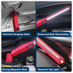 Sealey LED3604R Rechargeable 360° Slim Inspection Light 8W & 1W SMD LED - Red - additional view 5