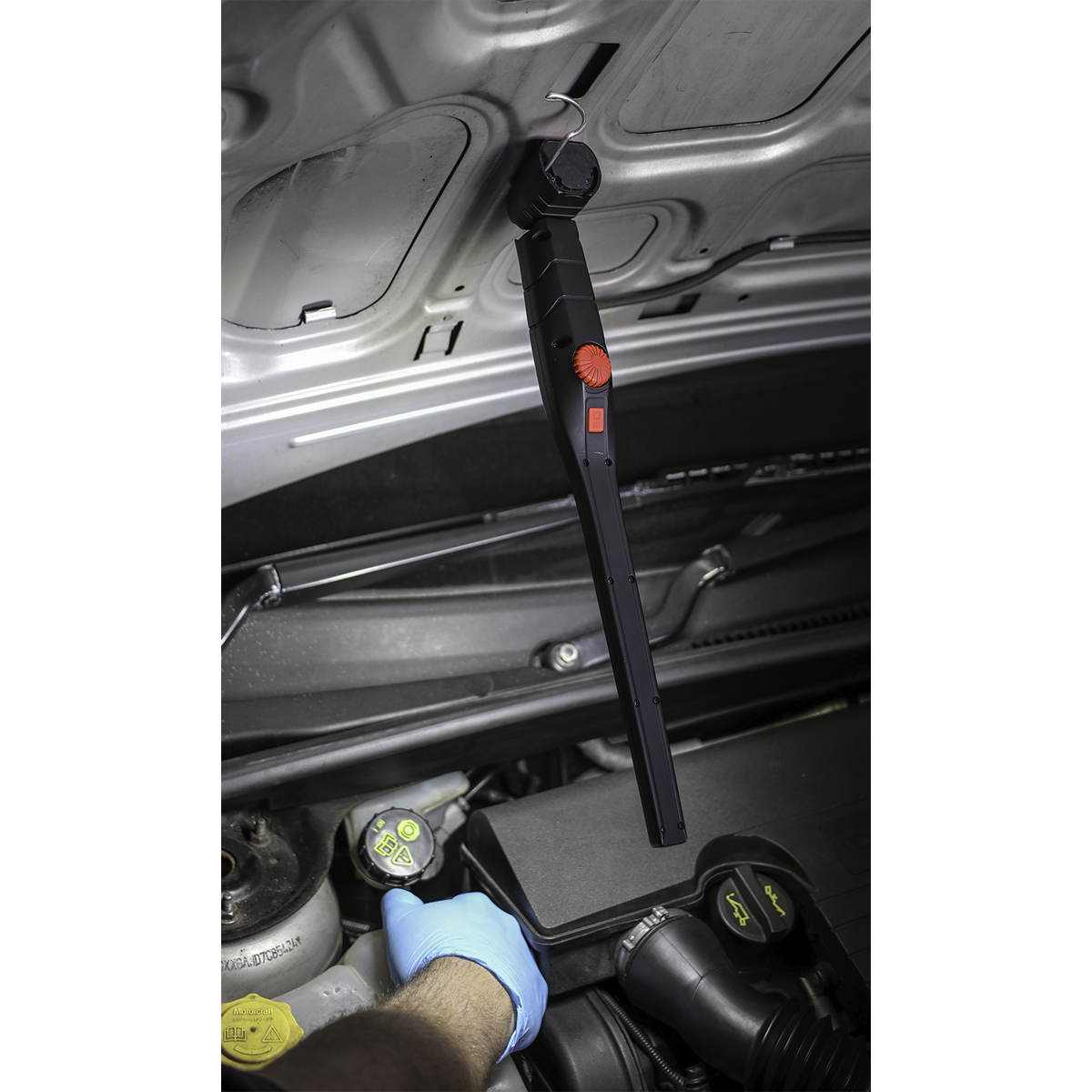 Sealey LED3604 Rechargeable 360° Slim Inspection Light 8W & 1W SMD LED - Black - additional view 4
