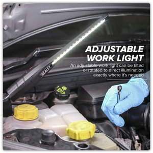 Sealey LED3604 Rechargeable 360° Slim Inspection Light 8W & 1W SMD LED - Black - additional view 12
