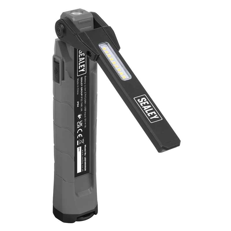 Sealey LED3605GR Rechargeable 360° Inspection Light 10W & 2 x 4W SMD LED - Grey - additional view 9
