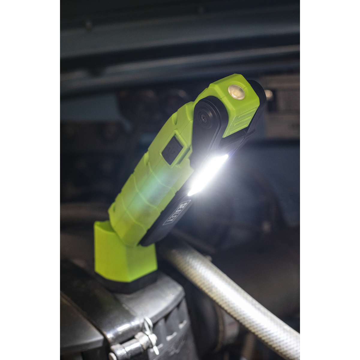 Sealey LED3605G Rechargeable 360° Inspection Light 10W & 2 x 4W SMD LED - Green - additional view 6