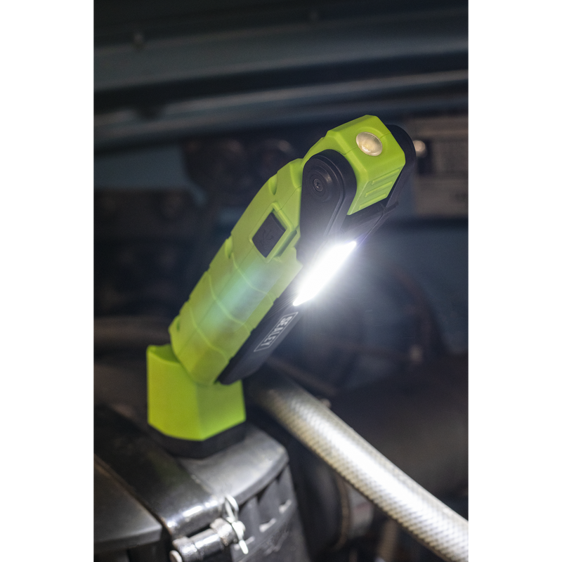 Sealey LED3605G Rechargeable 360° Inspection Light 10W & 2 x 4W SMD LED - Green - additional view 6