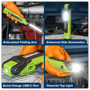 Sealey LED3605G Rechargeable 360° Inspection Light 10W & 2 x 4W SMD LED - Green - additional view 11