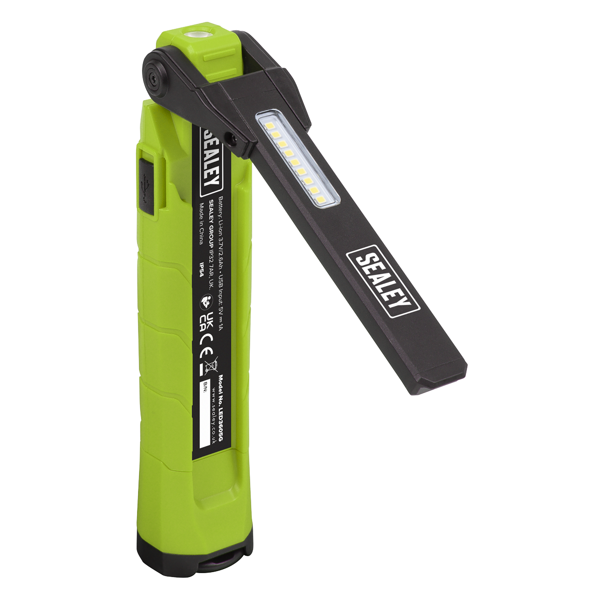 Sealey LED3605G Rechargeable 360° Inspection Light 10W & 2 x 4W SMD LED - Green - additional view 16