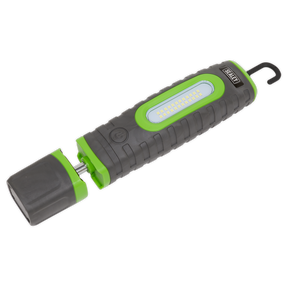 Sealey LED3606G Rechargeable 360° Inspection Light 15W & 3W SMD LED - Green
