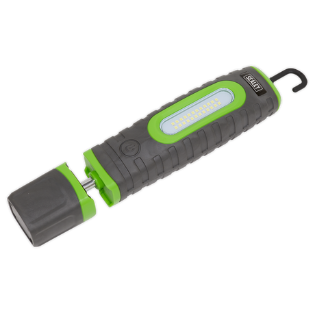 Sealey LED3606G Rechargeable 360° Inspection Light 15W & 3W SMD LED - Green
