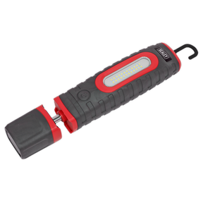 Sealey LED3606R Rechargeable 360° Inspection Light 15W & 3W SMD LED - Red