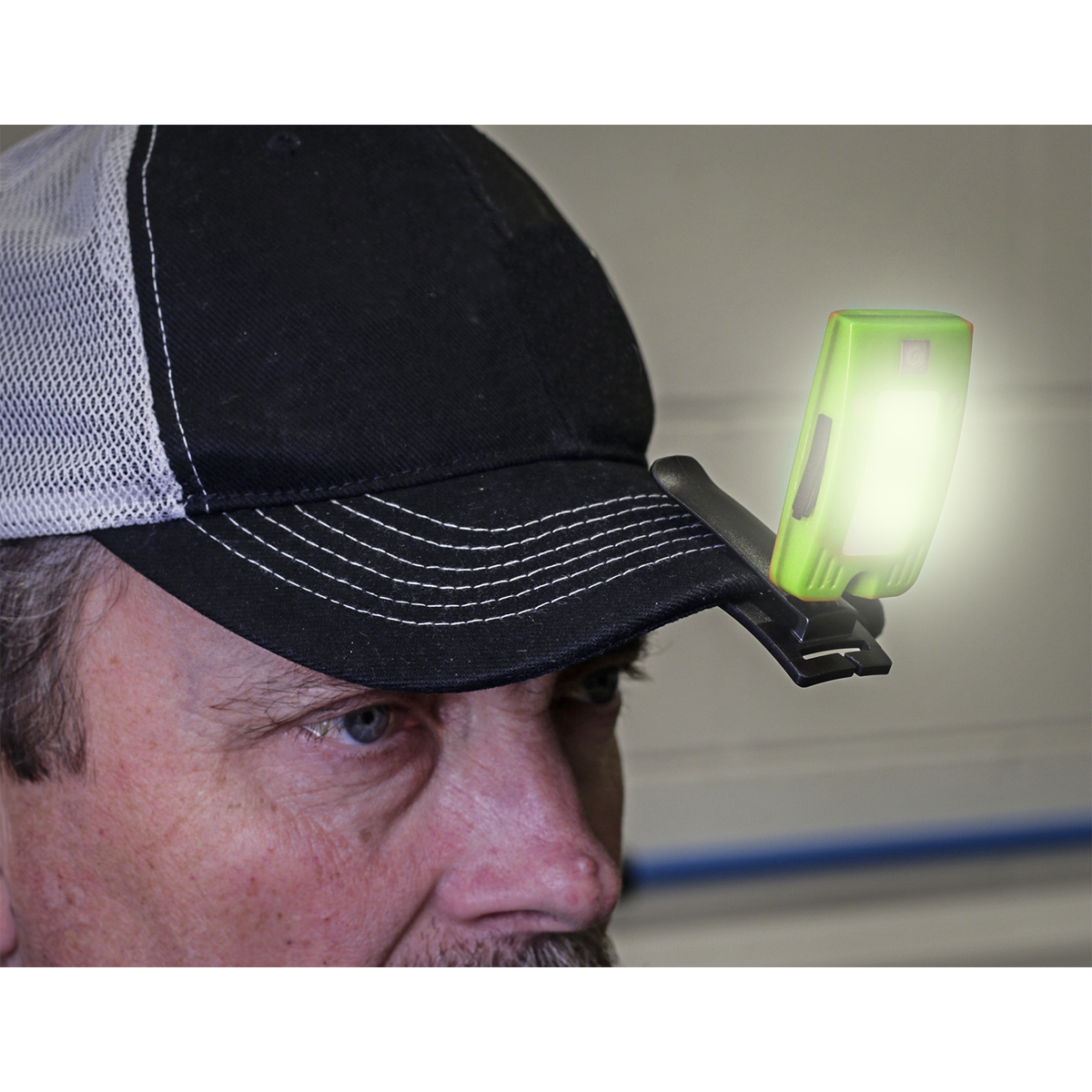 Sealey LED360HTG Rechargeable Head Torch with Auto-Sensor 2W COB LED - Green - additional view 10