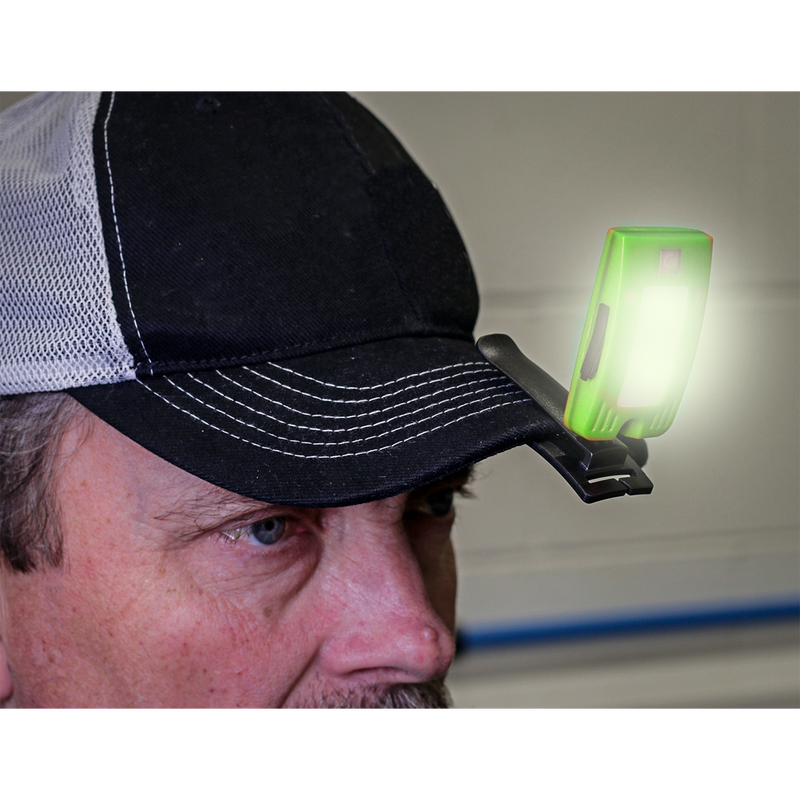 Sealey LED360HTG Rechargeable Head Torch with Auto-Sensor 2W COB LED - Green - additional view 10