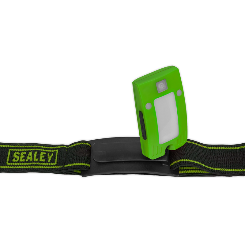 Sealey LED360HTG Rechargeable Head Torch with Auto-Sensor 2W COB LED - Green - additional view 7