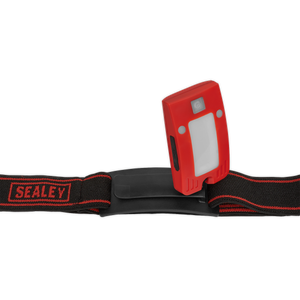 Sealey LED360HTR Rechargeable Head Torch with Auto-Sensor 2W COB LED - Red - additional view 6
