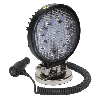 Sealey LED3RM Round Worklight with Magnetic Base 27W SMD LED