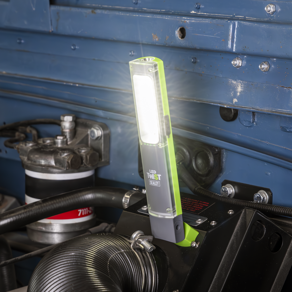 Sealey LED401G LED Twist® Rechargeable Inspection Light 2W & 1W SMD LED - additional view 5