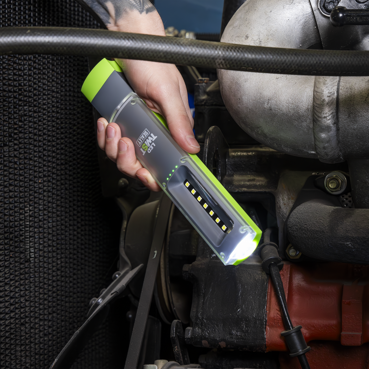 Sealey LED401G LED Twist® Rechargeable Inspection Light 2W & 1W SMD LED - additional view 7