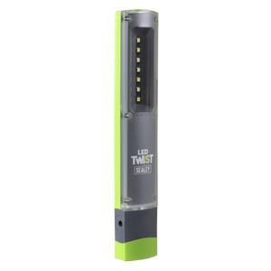 Sealey LED401G LED Twist® Rechargeable Inspection Light 2W & 1W SMD LED