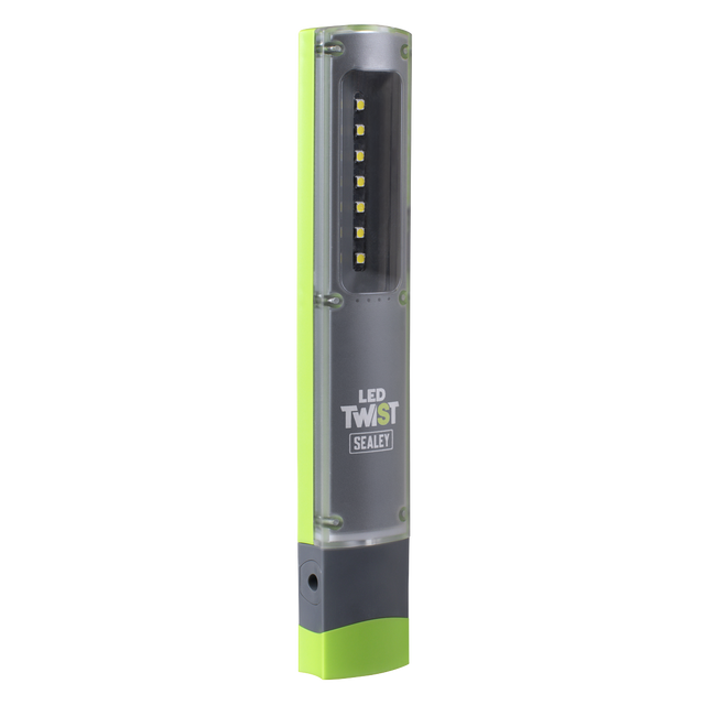 Sealey LED401G LED Twist® Rechargeable Inspection Light 2W & 1W SMD LED