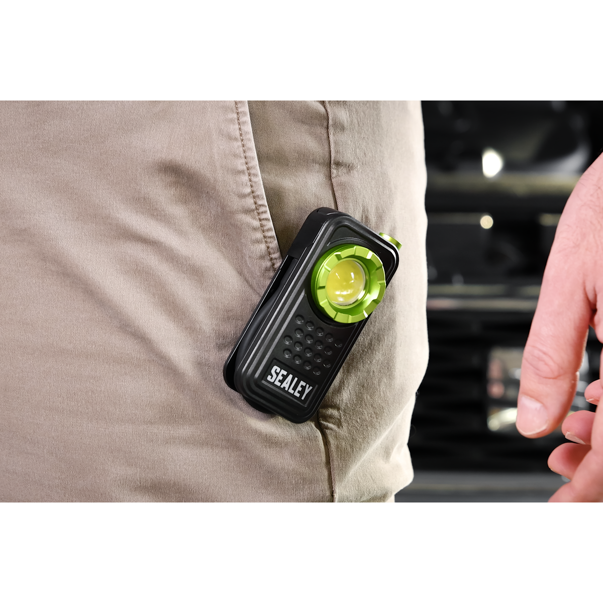 Sealey LED600FX Pocket Light with Flexi Inspection Light 8W COB LED & 1W SMD LED - additional view 6