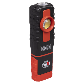 Sealey LED601CM LED Twist® Rechargeable Inspection Light 6W COB LED & 1W SMD LED Colour Match CRI 96+