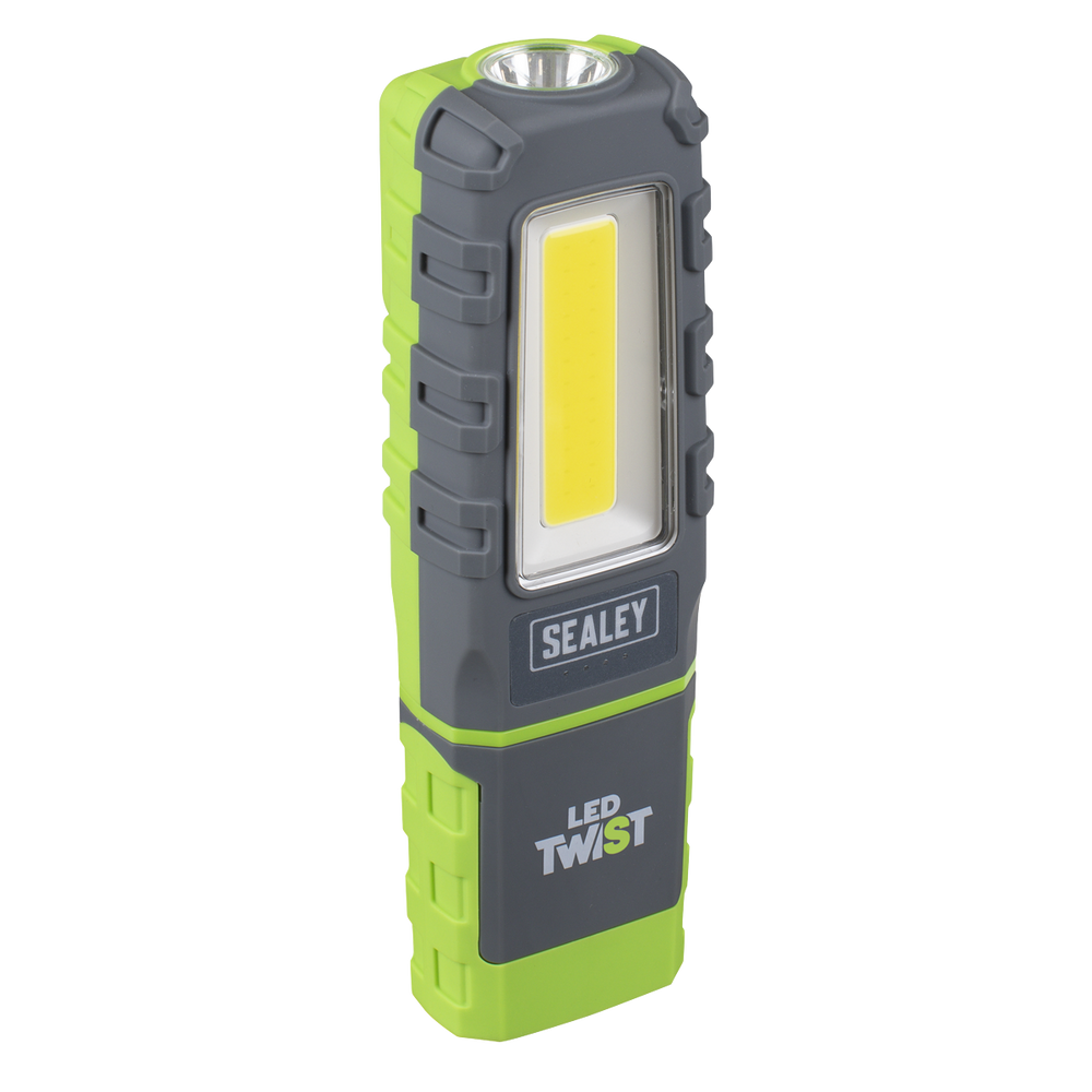 Sealey LED601GDB LED Twist® Rechargeable Inspection Light, Green - Box of 12 - additional view 2