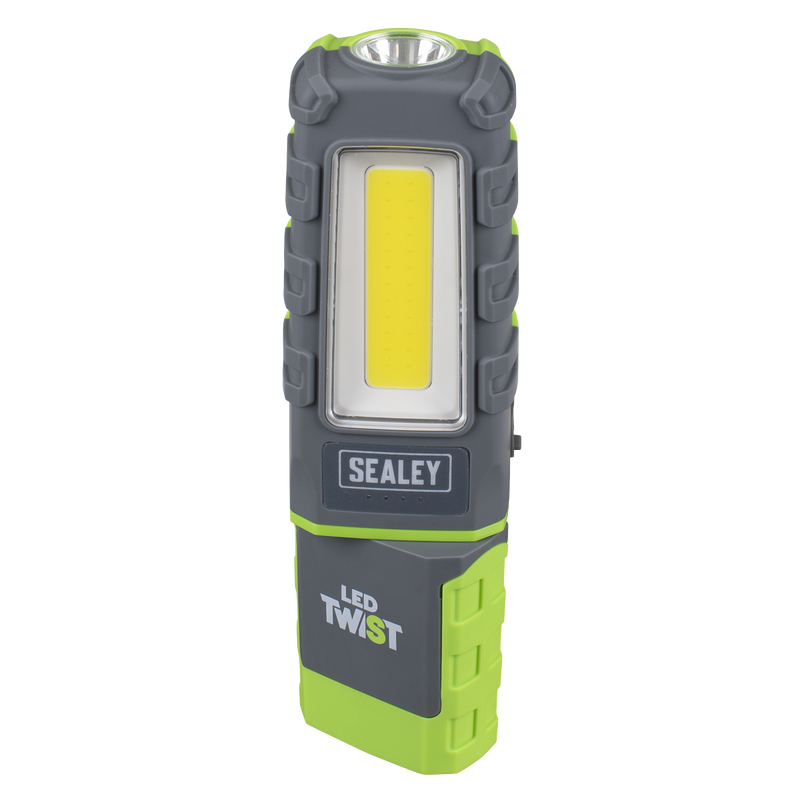 Sealey LED601GDB LED Twist® Rechargeable Inspection Light, Green - Box of 12 - additional view 5