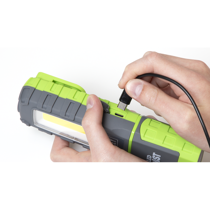 Sealey LED601G LED Twist® Rechargeable Inspection Light 5W COB & 1W SMD - additional view 11