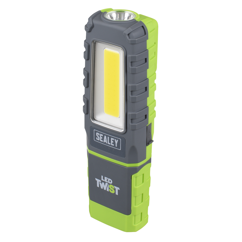Sealey LED601G LED Twist® Rechargeable Inspection Light 5W COB & 1W SMD - additional view 4