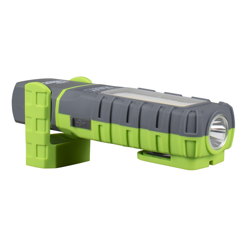 Sealey LED601G LED Twist® Rechargeable Inspection Light 5W COB & 1W SMD - additional view 5