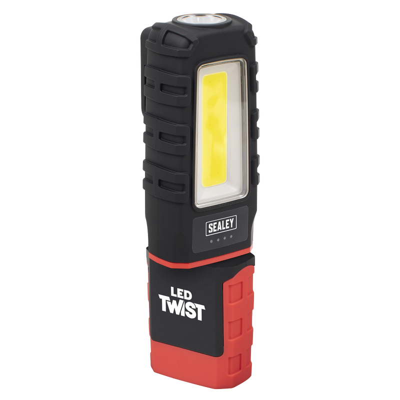 Sealey LED601 LED Twist® Rechargeable Inspection Light 5W COB & 1W SMD - additional view 4