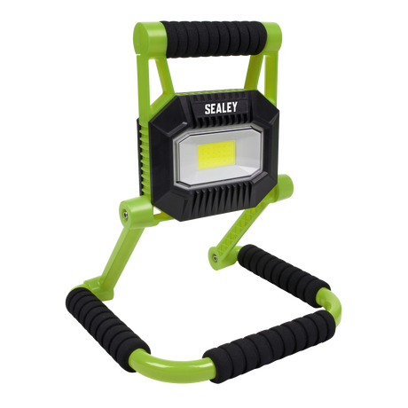 Sealey LEDFL10W Rechargeable Portable Fold Flat Floodlight 10W COB LED
