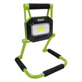 Sealey LEDFL20W Rechargeable Portable Fold Flat Floodlight 20W COB LED Lithium-ion