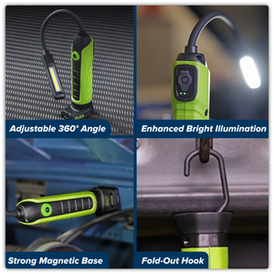 Sealey LEDFLEXG Rechargeable Flexi Inspection Light 5W COB & 3W SMD LED - additional view 17