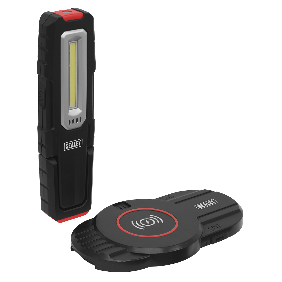 Sealey LEDWCBCOMBO2 Inspection Light with Single Wireless Charging Base 5W COB & 1W SMD LED