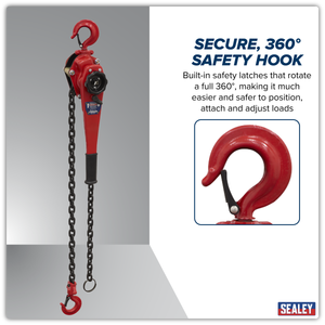 Sealey LH1500 Lever Hoist Steel 1500kg - additional view 3