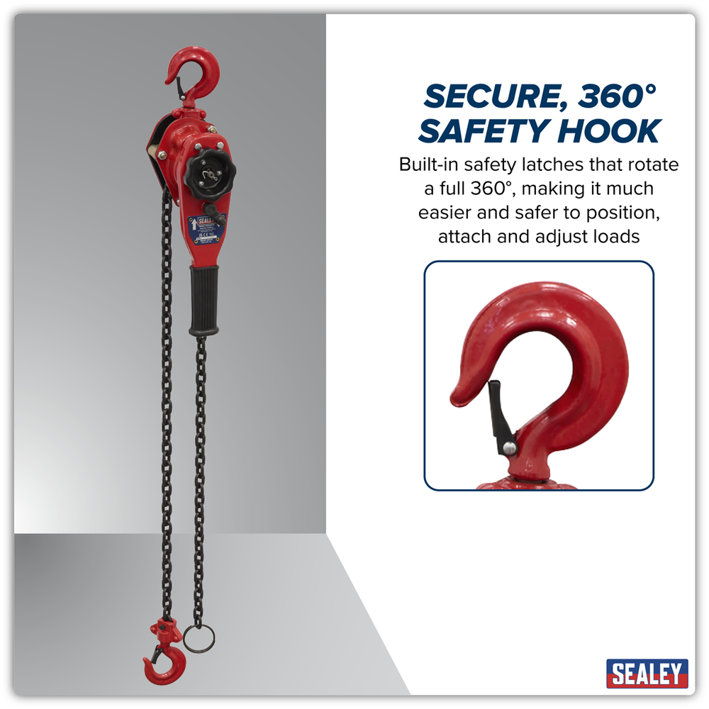 Sealey LH750 Lever Hoist Steel 750kg - additional view 3