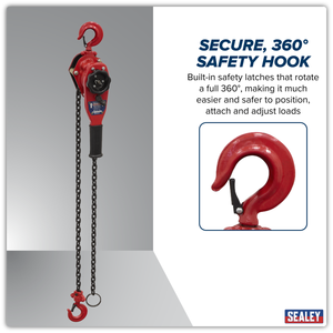 Sealey LH750 Lever Hoist Steel 750kg - additional view 3