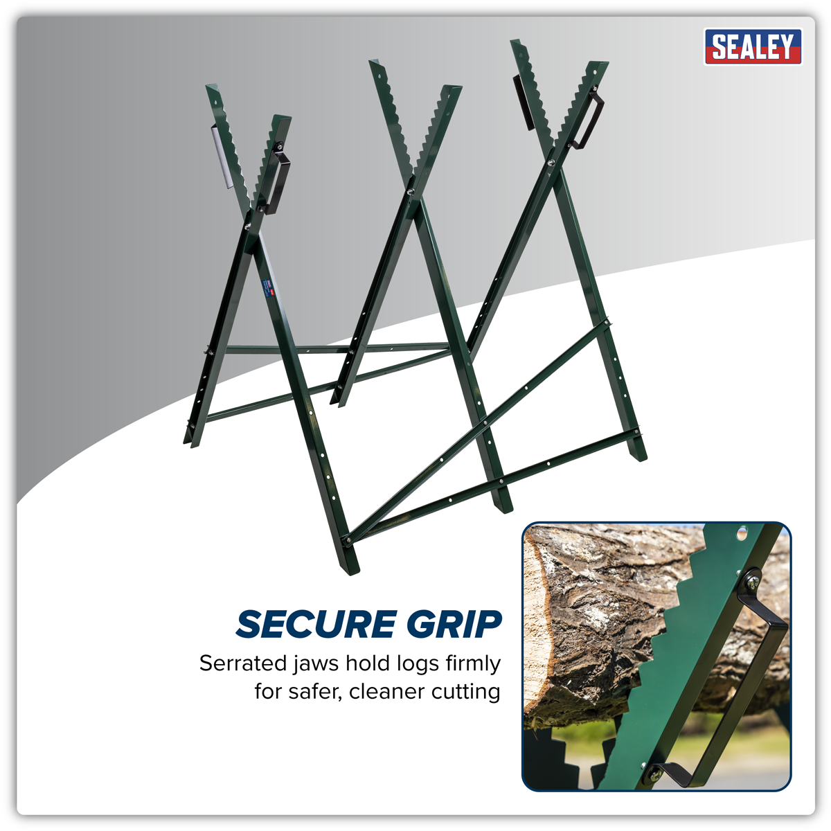 Sealey LSH100 Folding Sawhorse - 100kg Capacity - additional view 10
