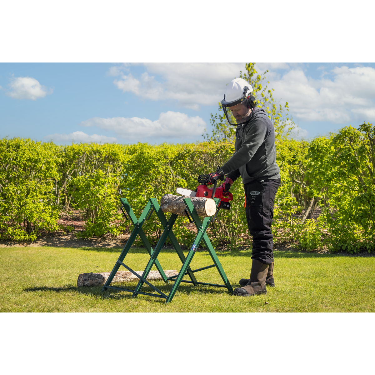 Sealey LSH100 Folding Sawhorse - 100kg Capacity - additional view 6