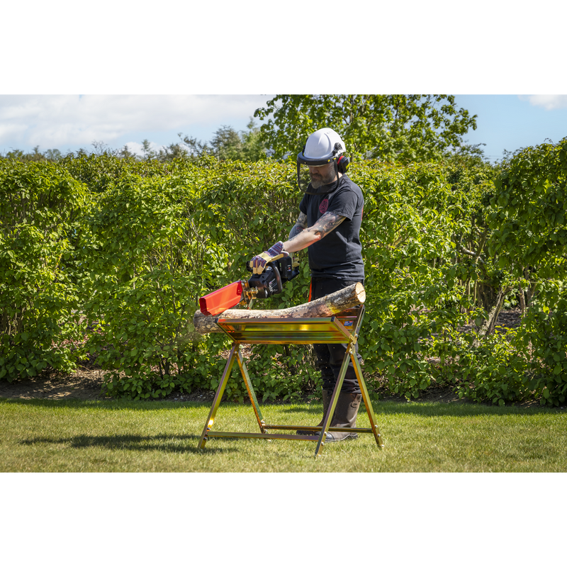 Sealey LSH150HD Heavy-Duty Sawhorse with Chainsaw Holder - additional view 8