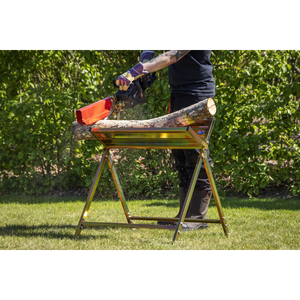Sealey LSH150HD Heavy-Duty Sawhorse with Chainsaw Holder - additional view 9