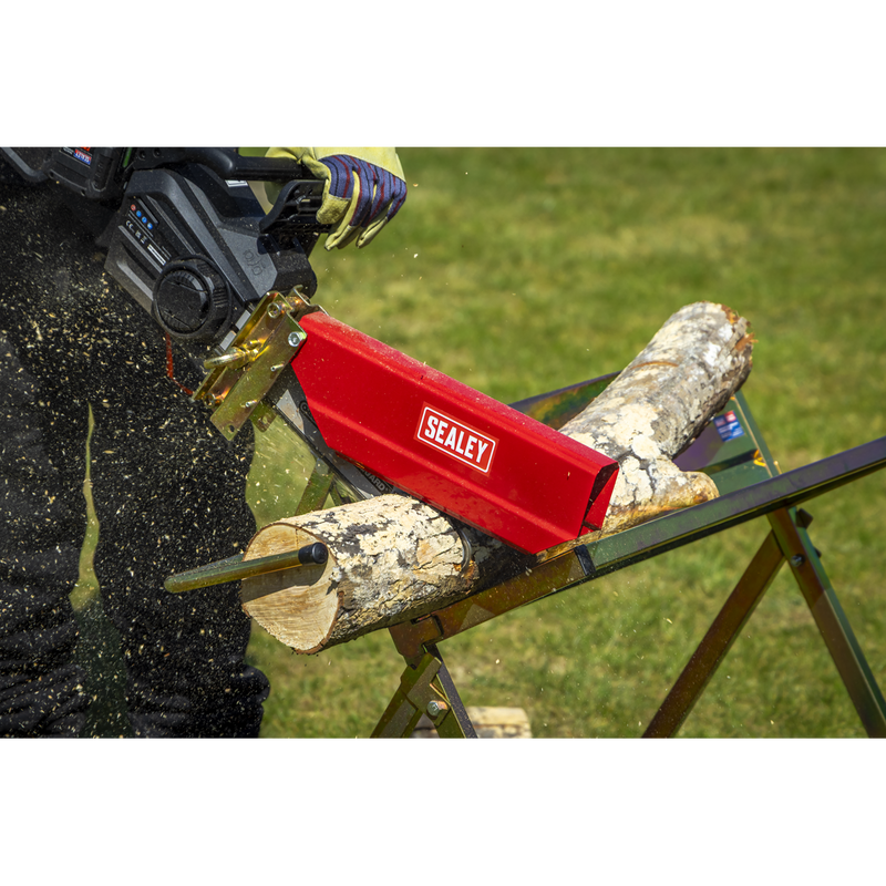 Sealey LSH150HD Heavy-Duty Sawhorse with Chainsaw Holder - additional view 10