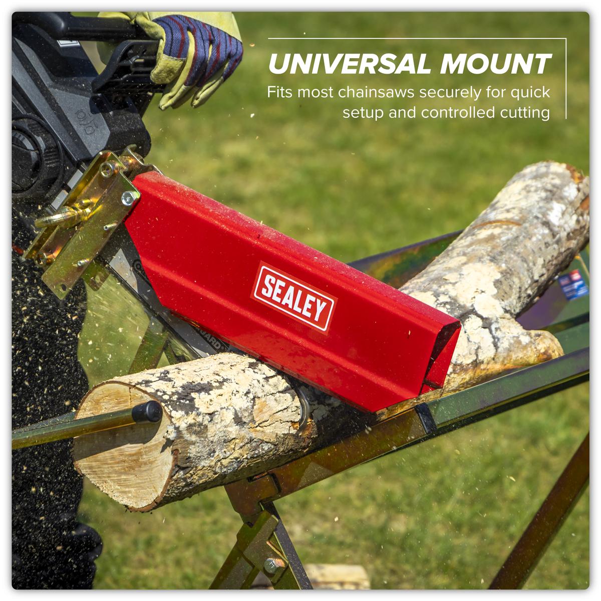 Sealey LSH150HD Heavy-Duty Sawhorse with Chainsaw Holder - additional view 14