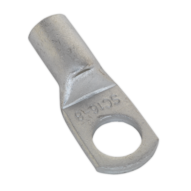 Sealey LT168 Copper Lug Terminal 16mm² x 8mm - Pack of 10