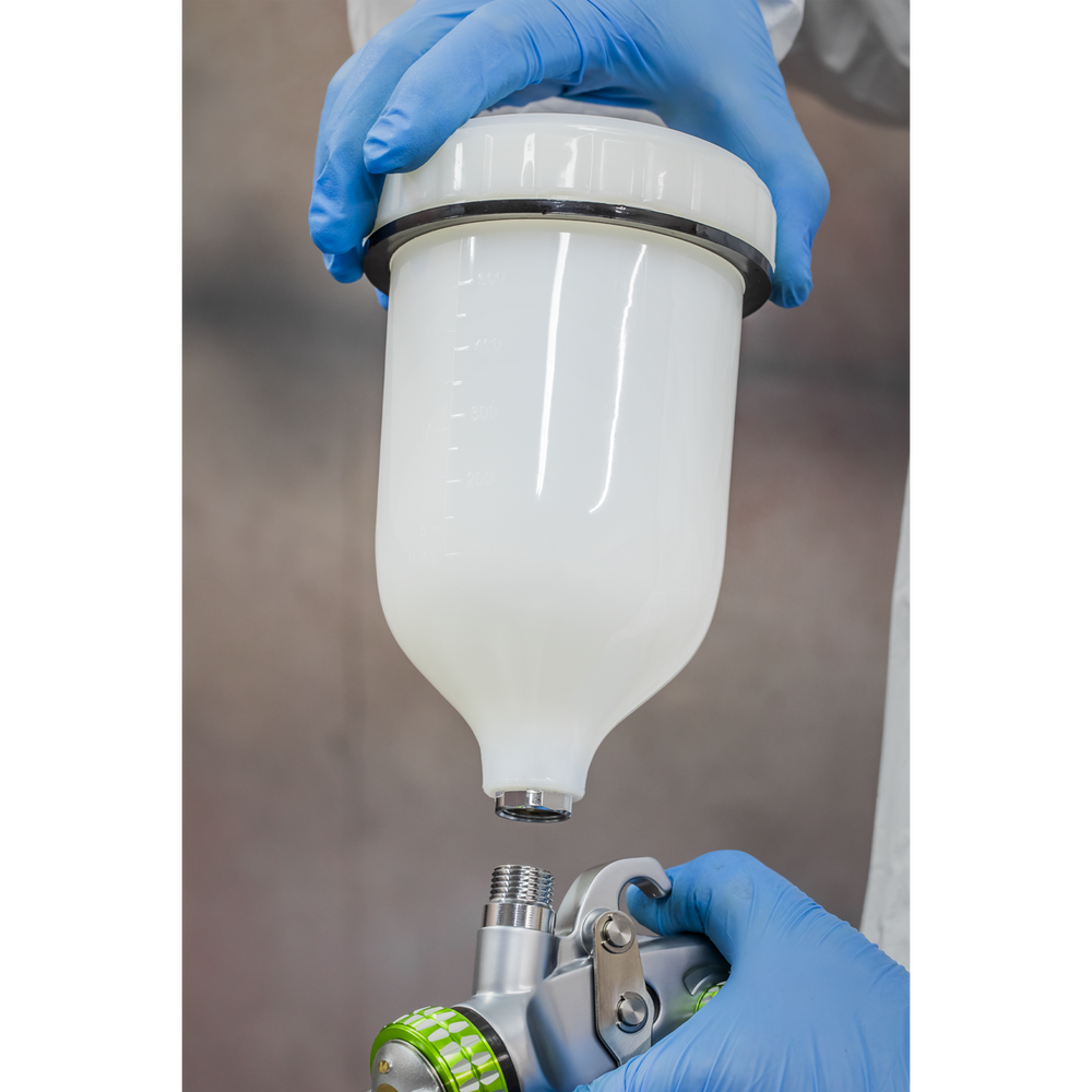Sealey LVLP01 Premier Professional LVLP Gravity Feed Spray Gun 1.4mm Set-Up - additional view 7